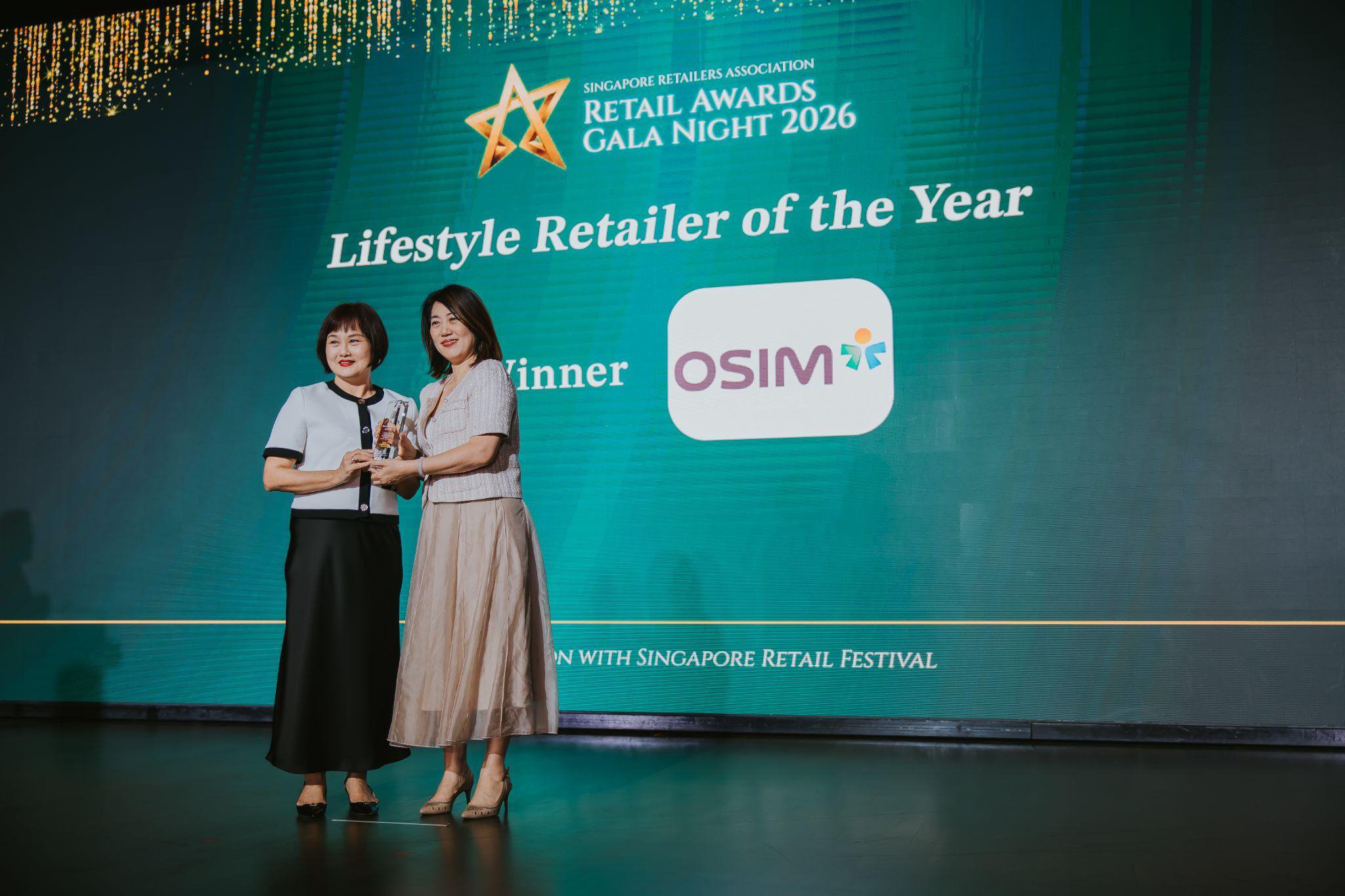 Lifestyle Retailer of the Year — Award Winner: OSIM International