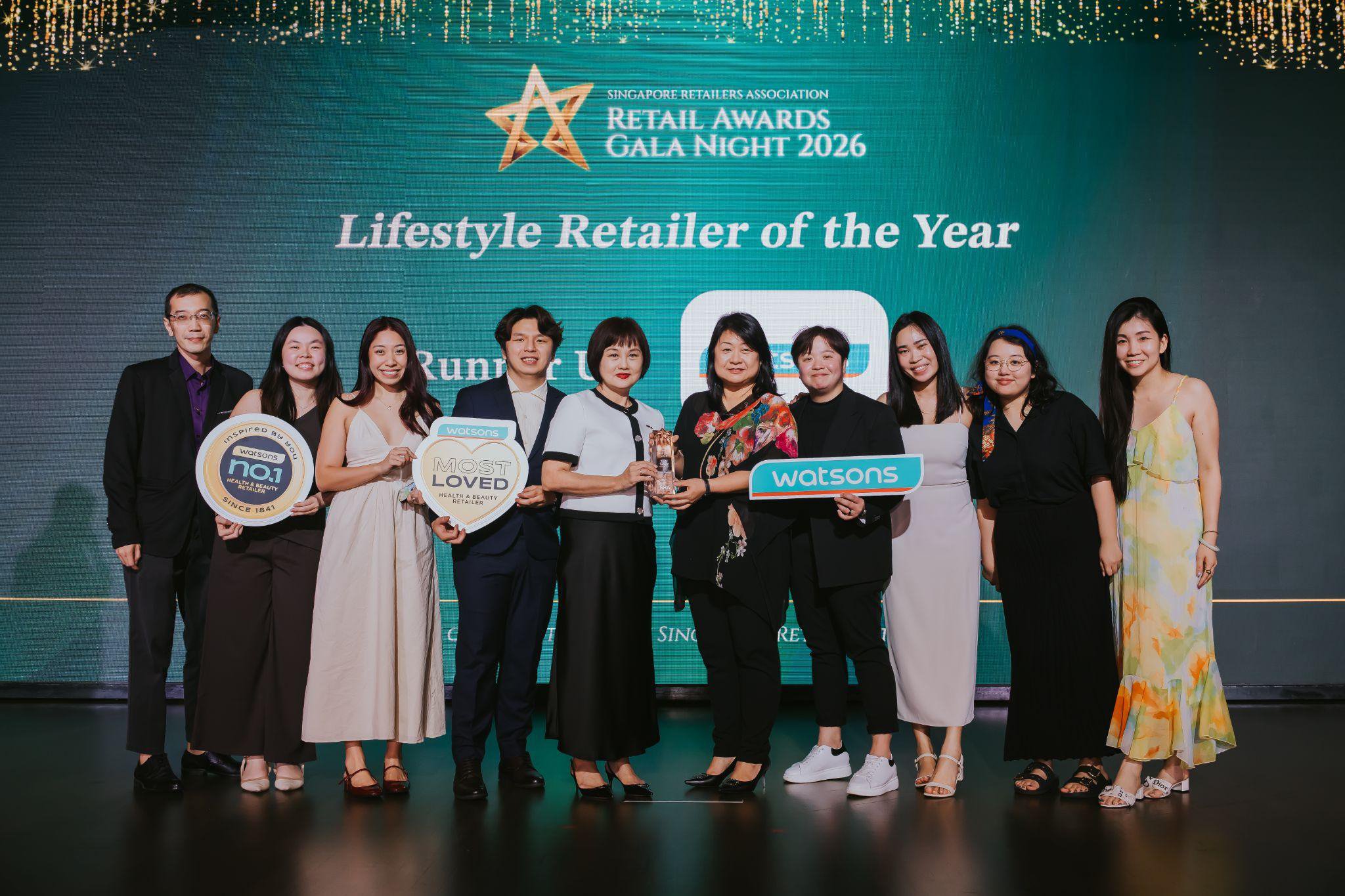 Lifestyle Retailer of the Year — Award Runner-up: Watsons Singapore