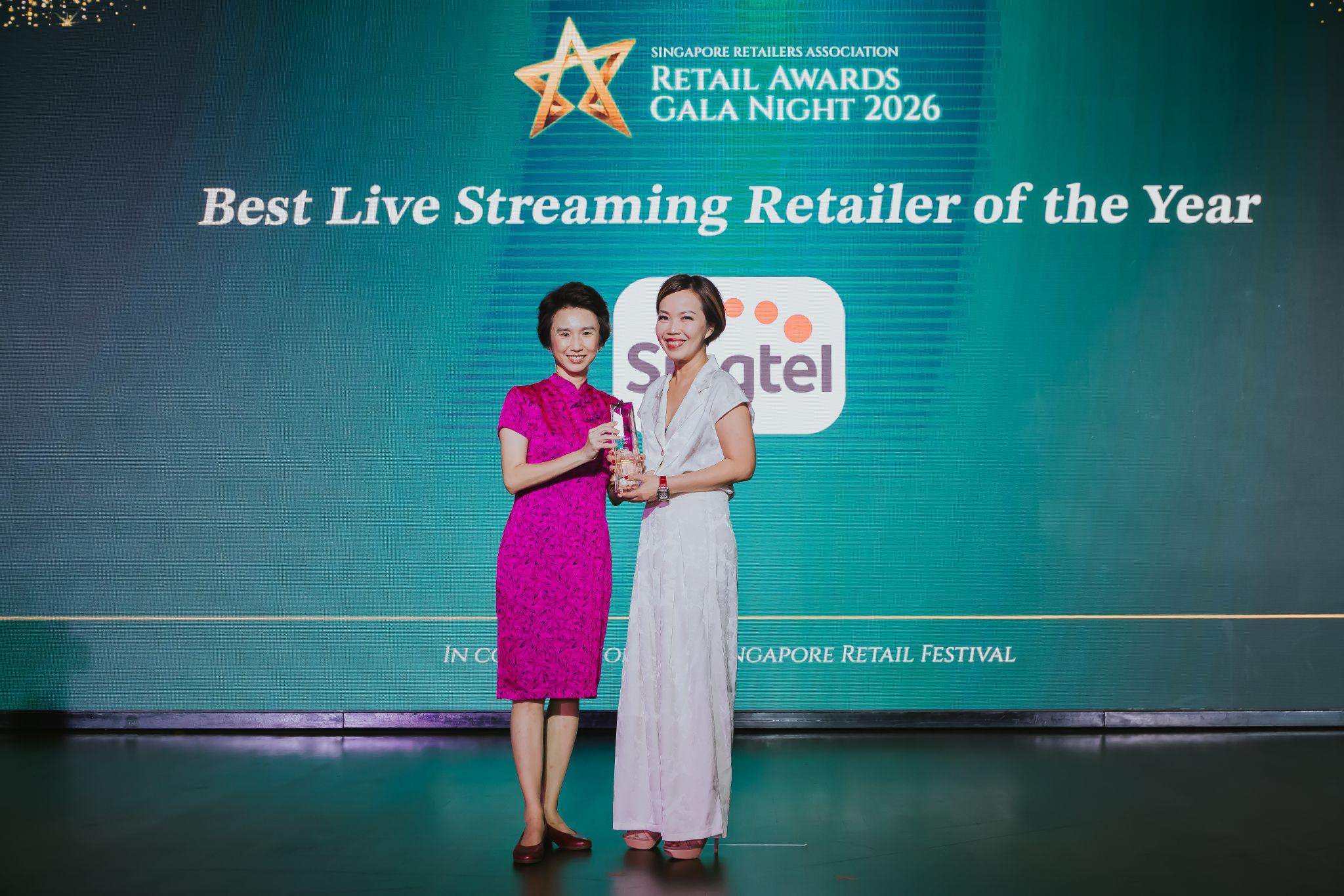 Best Live Streaming Retailer of the Year — Award Winner: Singtel