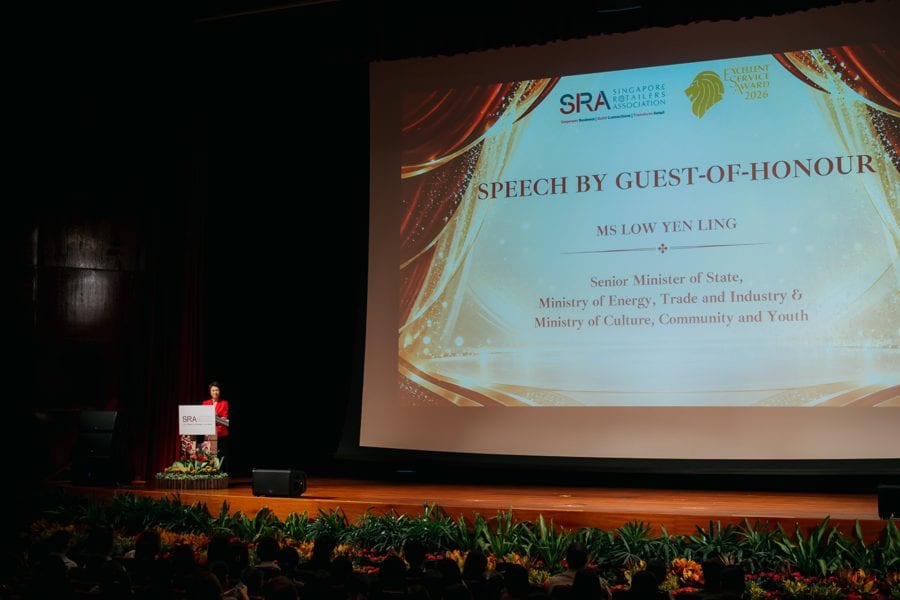 SMS Low Yen Ling delivering her speech
