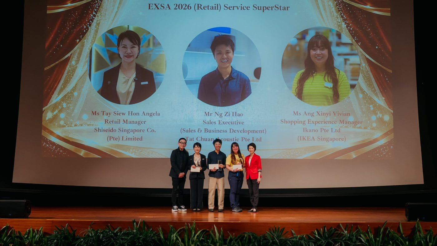 Our Service SuperStars with SMS Low on stage
