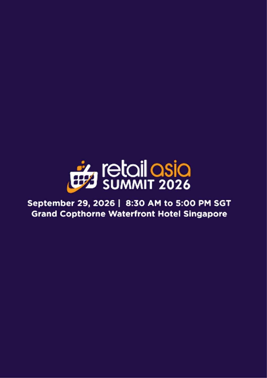 Retail Asia Summit – Singapore 2026